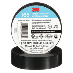 Cinta aislante de vinilo Temflex™ 165, 60 pies x 3/4 pulg., negra