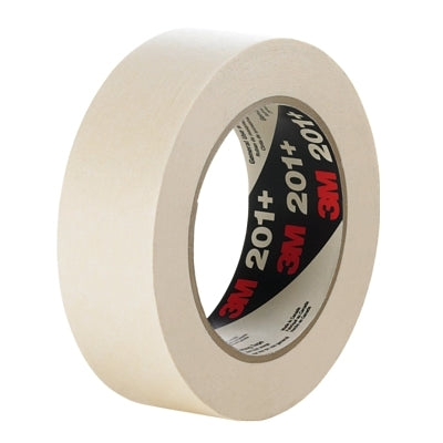 General Purpose Masking Tape 201+, 12 mm x 55 m x 4.4 mil, Tan