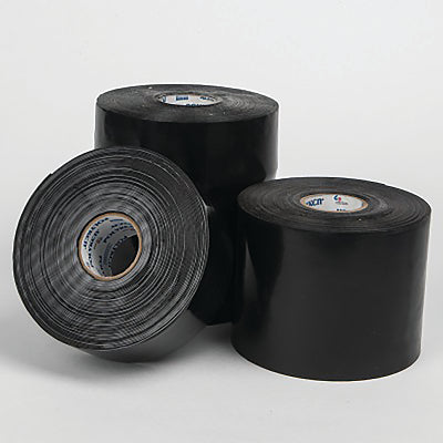 Recubrimiento para juntas, resistente, 4 pulgadas de ancho x 50 pies de largo, 35 milésimas de pulgada, negro