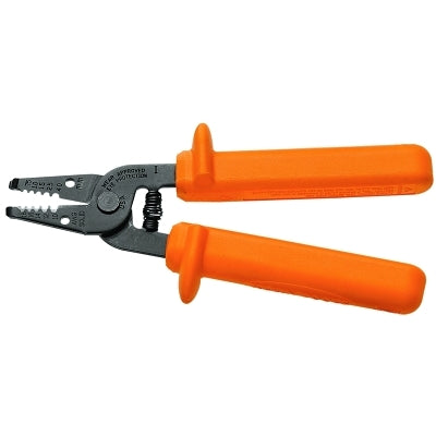 Alicates pelacables aislados, 6 pulgadas, 10-18 AWG, color naranja