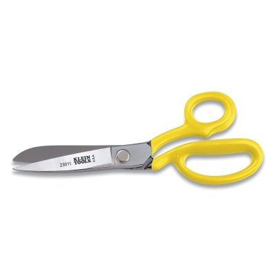 Bent trimmer, 8-7/8 in, blue handle