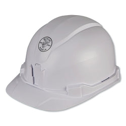Casco de seguridad con linterna frontal recargable, 6 puntos y barboquejo extraíble, clase C, color blanco