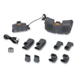 Helmet cooling fan, 2 speeds, gray