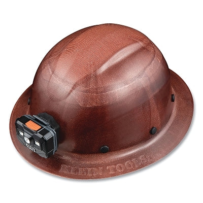 KONSTRUCT series safety helmet, 6 points, full brim, brown