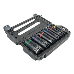 6-piece 2-in-1 impact socket set with carrying case