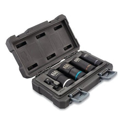 5-Piece Metric Impact Socket Set, 2-in-1, 1/2 in., 12-Point, Case Included