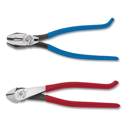 Blacksmith's Pliers Set, 2 Pieces, 9-1/4 in Side Cut, 9-3/16 in Diagonal Cut