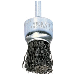 Cepillos de punta ondulada de servicio estándar, acero inoxidable, 20 000 rpm, 3/4 pulg. x 0,006 pulg.