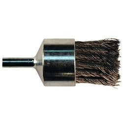 Cepillo de alambre con nudos, acero al carbono, 1 1/8 pulg. x 0,02 pulg. POP