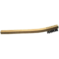 Cepillos de dientes para soldadores, 7 1/2", 3 x 7 filas, alambre de acero al carbono, mango de madera