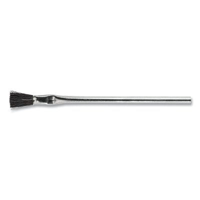 Pincel para ácido con mango de hojalata, 1/4 pulg. de ancho, relleno de crin negra