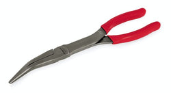 Alicates de punta fina curvada a 35° y cuello largo Talon Grip™ de 11" (rojos)