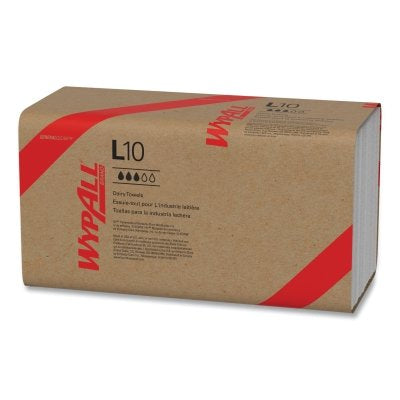 Toalla de un solo pliegue L10, blanca, 26,7 cm de ancho x 23 cm de largo, 250 hojas, caja, 2 capas