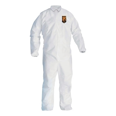 A30 breathable coverall with splash and particle protection, medium size, white