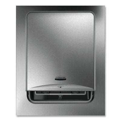 ICON™ Automatic Roll Towel Dispenser, Wall-Mounted, Stainless Steel, Includes Molding Panel