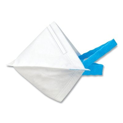 N95 respirator with bag, half face, 2 head straps, white, small