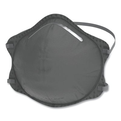 Respirador de partículas N95 serie 3300, media cara, válvula de exhalación, correas de cabeza soldadas, gris, regular