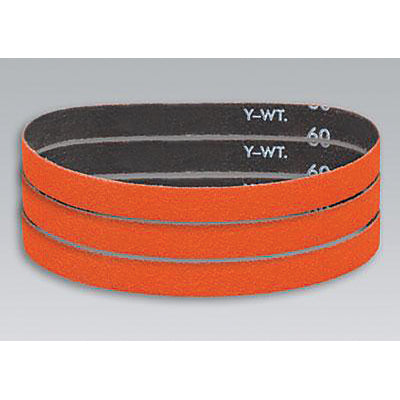 DynaCut™ Ceramic (CER) Narrow Abrasive Belt, 3/4 in. wide x 18 in. long, 60 grit