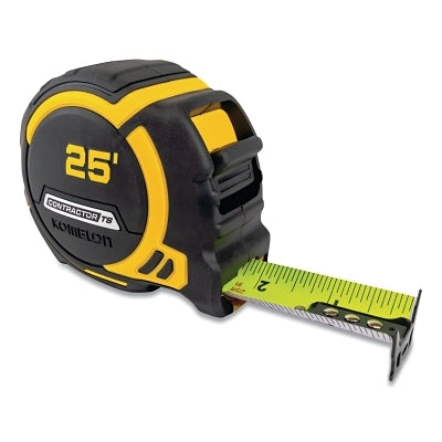 Contractor TS Wide Blade Measuring Tape, 1-1/4 in. x 16 ft., Black/Yellow