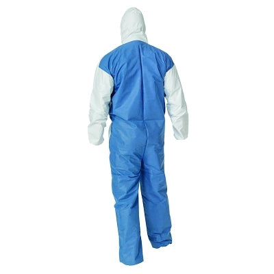 Mono con capucha A40 y espalda transpirable, azul/blanco, talla XL