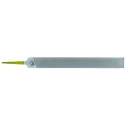 CORINOX® Machinist's Flat File, 8 Inch, Smooth Cut, Cut 2, 25/32 x 7/32, 1 Safety Edge