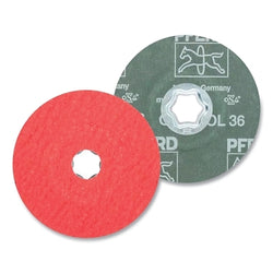 COMBICLICK® Fiber Disc, CO-COOL Ceramic Oxide, 4-1/2 in. Diameter, Grit 36