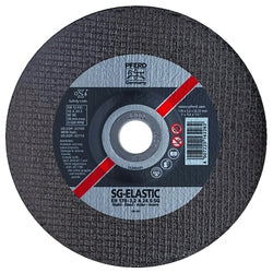 Depressed center cutting disc, 9" diameter, 1/8" thick, 24 grit, alum oxide