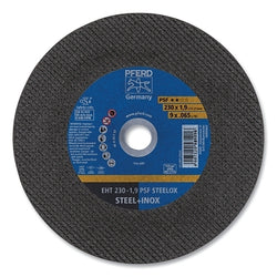 PSF Universal Line Cutting Disc, 9 in. Diameter, 7/8 in. Arbor, Aluminum Oxide