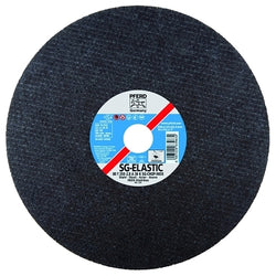 Type 1 SG-INOX flat cutting saw blade, 14" diameter, 3/32" thick, 36 grit aluminum oxide
