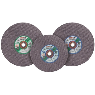 Type 1 cutting disc, gasoline saws, 14" diameter, 5/32" thick, 24 grit, silicon oxide/alum