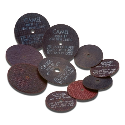 Cutting disc, die grinders, 4" diameter, 1/16" thick, 3/8" mandrel, 36 grit