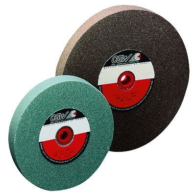 Bench wheels, green silicon carbide, single, type 1, 14 x 2, 1 1/2" axle, 60, I