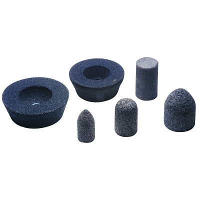 Resin cup grinding wheel, 6" diameter, 2" thick, 5/8" mandrel, 16 grit, aluminum oxide