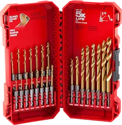 JUEGO DE BROCAS DE TITANIO SHOCKWAVE 23 PIEZAS