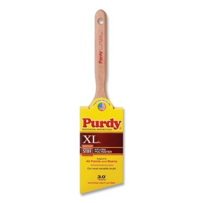 XL GLIDE™ Finishing Brush, 1.6 cm thick, 6.35 cm wide, nylon/polyester, wooden handle