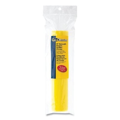 Cubierta de rodillo de espuma amarilla Quick Solutions™, 9 pulgadas x 9/16 pulgadas
