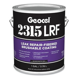2315LRF Fibrous Leak Repair Coating, Brush Applied, 5 Gallon Bucket, Clear