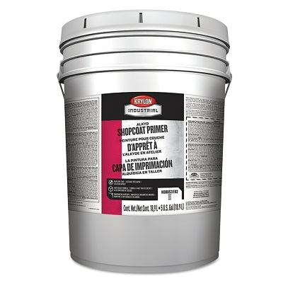 Alkyd workshop primer, 5-gallon pail, gray