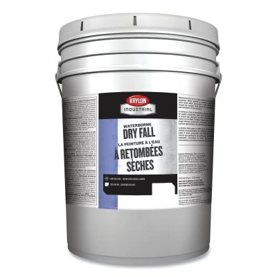 Waterborne Dry Fall, 5-gallon bucket, matte black