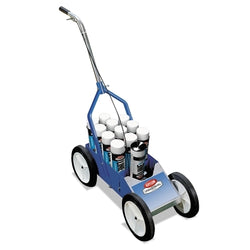 Machines for marking athletic lines, for water-based field line painting.