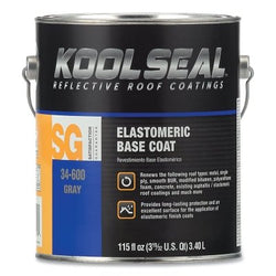 Capa base elastomérica, 5 galones, cubo, gris