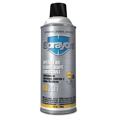Lubricant for open gears and steel cables LU 201, 12 oz aerosol can