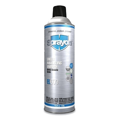EL™609 Green Insulating Varnish, 15.25 oz, Aerosol Can