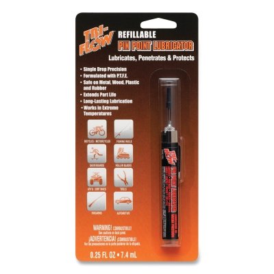 Bolígrafo lubricador de punta fina recargable, 0,25 oz, para exhibidores