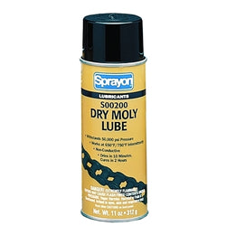 Dry molybdenum lubricant, 16 oz aerosol can
