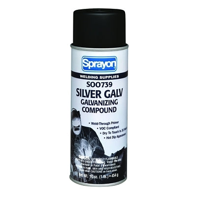 Silver electroplated coating, 14 oz aerosol can