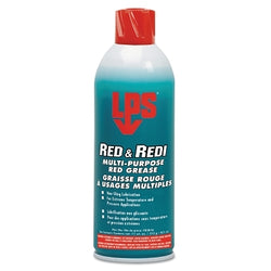 Red and Redi Multi-Purpose Red Grease, 16 oz, Spray Can