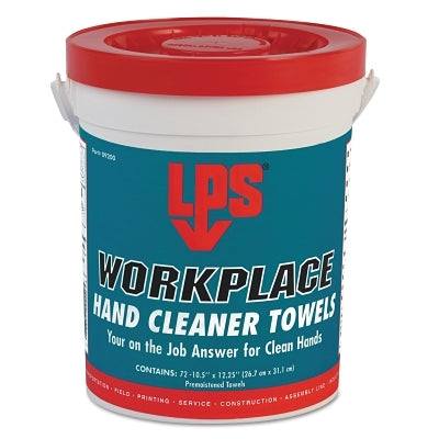 Toallas limpiadoras de manos WorkPlace, sabor cítrico, cubeta para toallitas húmedas, 72 toallas