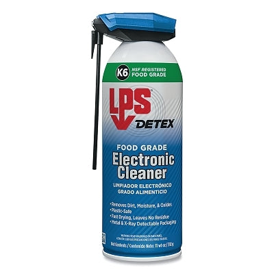 Food-grade electronic cleaners with DETEX, 11 oz aerosol can, hydrocarbon