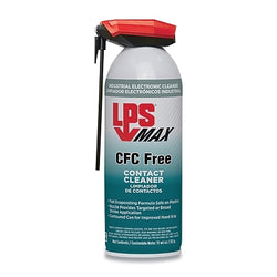 MAX CFC-Free Contact Cleaner, 11 oz (315 ml), Aerosol with Straw Activator, Solvent Scent